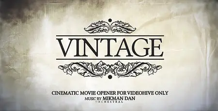 Vintage Opener - Project for After Effect (VideoHive)