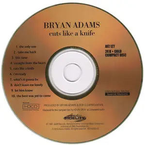 Bryan Adams - Cuts Like a Knife (1983) [2012, Audio Fidelity AFZ 127]