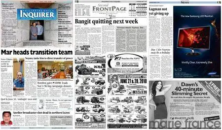 Philippine Daily Inquirer – June 17, 2010
