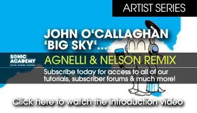 John O'Callaghan 'Big Sky' Remix Walkthrough with Chris Agnelli (2012)