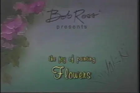 The Joy of Painting flowers