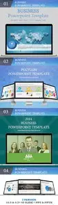 GraphicRiver Bundle 4 in 1 Business PowerPoint Templates