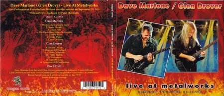 Dave Martone & Glen Drover - Live At Metalworks (2013) [Limited Edition CD/DVD]