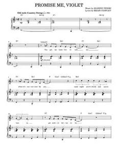 Promise Me, Violet - Brian Crawley, Jeanine Tesori (Piano Vocal)