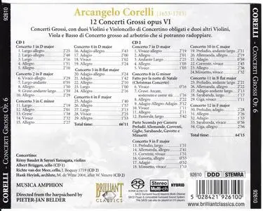 Musica Amphion, Pieter-Jan Belde - Corelli: Concerti Grossi Op.6 (2006)