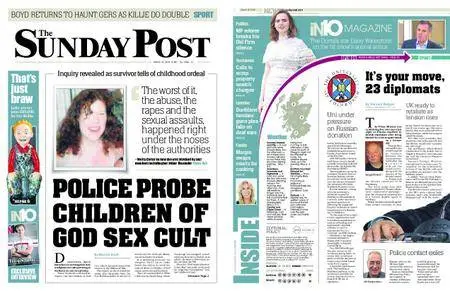 The Sunday Post Scottish Edition – March 18, 2018