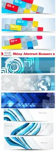 Vectors - Shiny Abstract Banners 2