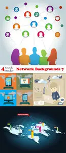 Vectors - Network Backgrounds 7