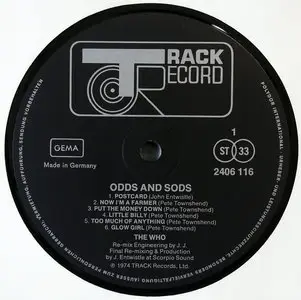 The Who - Odds & Sods (German Track Original) Vinyl rip in 24 Bit/96 Khz + CD-format