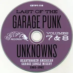 Various Artists - Last Of The Garage Punk Unknowns, Volumes 7 & 8 (2016) {Crypt Records CRYPT118 rec 1965-1967}