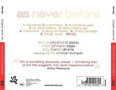 Enrico Pieranunzi/Marc Johnson/Joey Baron - As Never Before (2008) {Cam Jazz} **[RE-UP]**
