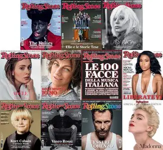 Rolling Stone Italia - 2015 Full Year Issues Collection