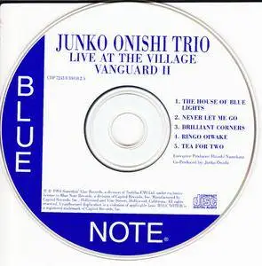 Junko Onishi Trio - Live At The Village Vanguard II (1994) {Blue Note CDP 7243 8 33418 2 8}