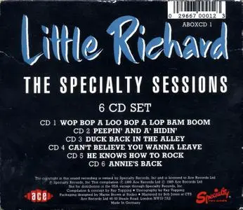 Little Richard - The Specialty Sessions (1989) 6CD Box Set