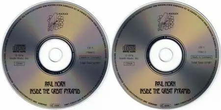 Paul Horn - Inside The Great Pyramid (2CD) (1977) {1991 Kuckuck}