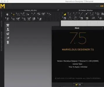 Marvelous Designer 7.5 Personal v4.1.100.33300 Multilingual macOS