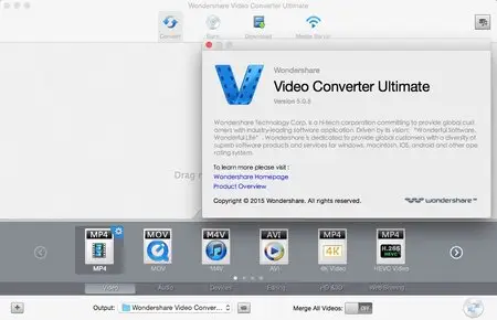 Wondershare Video Converter Ultimate for Mac 5.0.5 Multilangual