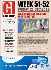 The Gambling Insider Friday – 21 December 2018