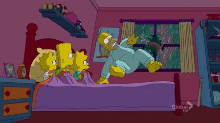 The Simpsons S22E07 How Munched is That Birdie in the Window