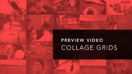 Preview Video Screen Collage Grids - Project for After Effects (VideoHive)