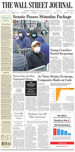 The Wall Street Journal – 26 March 2020