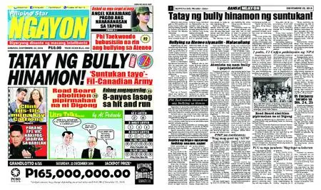 Pilipino Star Ngayon – Disyembre 22, 2018