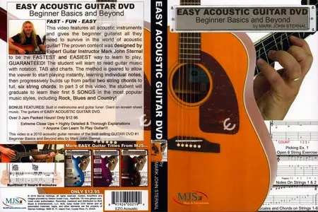 Easy Acoustic Guitar DVD: Beginner Basics and Beyond by Mark John Sternal