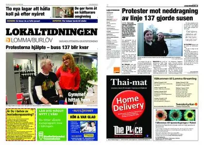 Lokaltidningen Lommabladet – 18 januari 2020