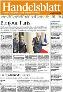 Handelsblatt vom Mittwoch/Donnerstag, 30./01. April/Mai 2014