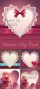 Valentine's Day Cards Vector