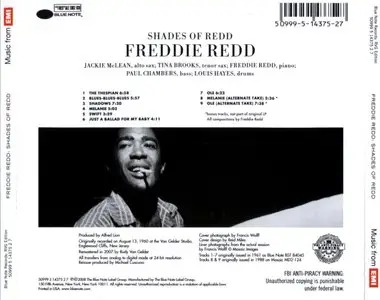 Freddie Redd - Shades Of Redd (1960) + Redd's Blues (1961) {Blue Note}