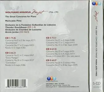 Maria Joao Pires - Mozart: The Great Concertos for Piano (5CD) (2008)