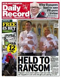 Daily Record - 12 Wednesday, March 2014