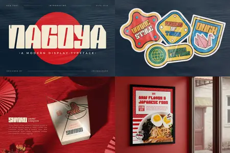 Nagoya — Modern Display Font