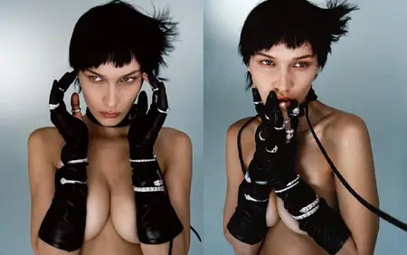 Bella Hadid by Hugo Comte for POP Magazine #41 Autumn/Winter 2019