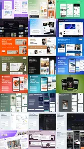 24 UX and UI Kits Templates Bundle 6