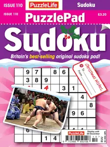 PuzzleLife PuzzlePad Sudoku - November 2024