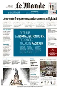 Le Monde du Vendredi 5 Juillet 2024