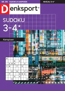 Denksport Sudoku 3-4 kampioen - 13 Maart 2025