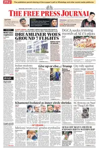 The Free Press Journal Mumbai - 18 June 2025