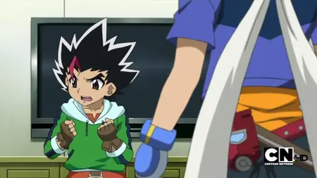 Beyblade Metal Fusion (2009 S02E23 The End Of A Fierce Struggle! C W