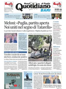 Quotidiano di Puglia Bari - 11 Novembre 2025