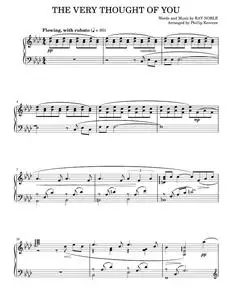 The Very Thought Of You - Kate Smith, Nat King Cole, Ray Conniff, Ray Noble, Rick Nelson (Piano Solo)