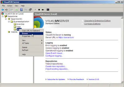 VisualSVN Server Enterprise v2.1.11 