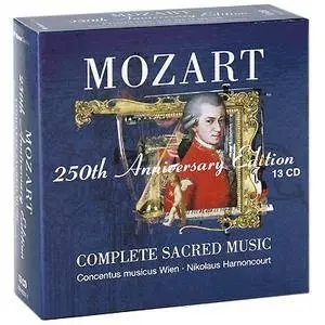 Concentus Musicus Wien, Nikolaus Harnoncourt - Mozart 250th Anniversary Edition: Complete Sacred Music (2005) (13 CD)