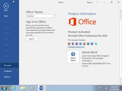 Windows 7 Ultimate SP1 Multilingual (x64) With Office 2016 Pro Plus Preactivated November 2022