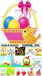 Stock Vector - Easter Egg series