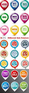 Vectors - Different Sale Pointers