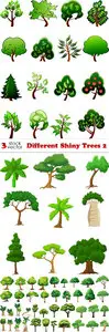 Vectors - Different Shiny Trees 2