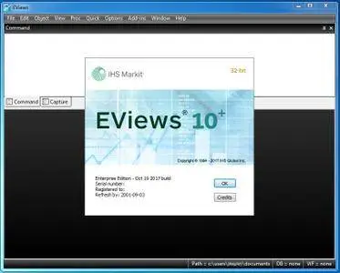 EViews 10 (Patch Date: October 19, 2017)